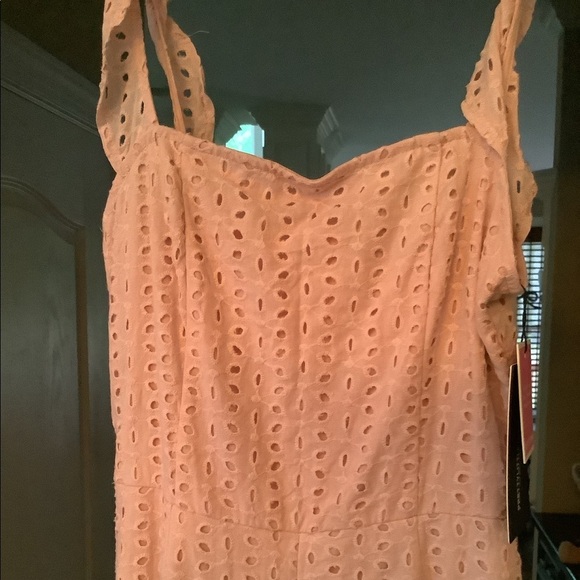 PRETTYLITTLETHING Pink Sleeveless Wide Leg Sz 4 - Picture 6 of 6